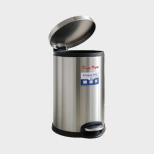 8 Litre Stainless Steel Hydraulic Dustbin with Pedal