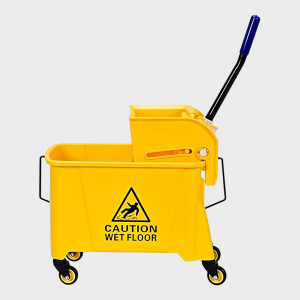 Single Mop Bucket - Cleaning Trolley with Wringer
