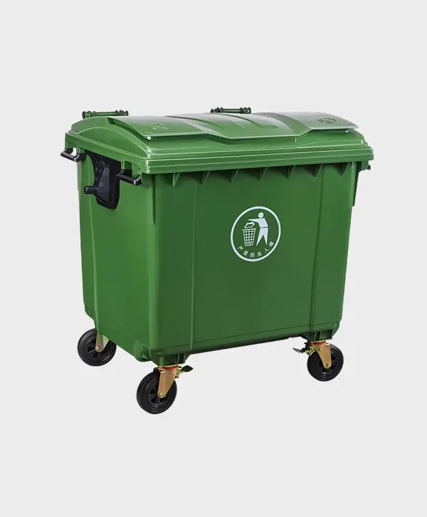 China 1100-Liter Dustbin - Heavy Duty Plastic Garbage Bin